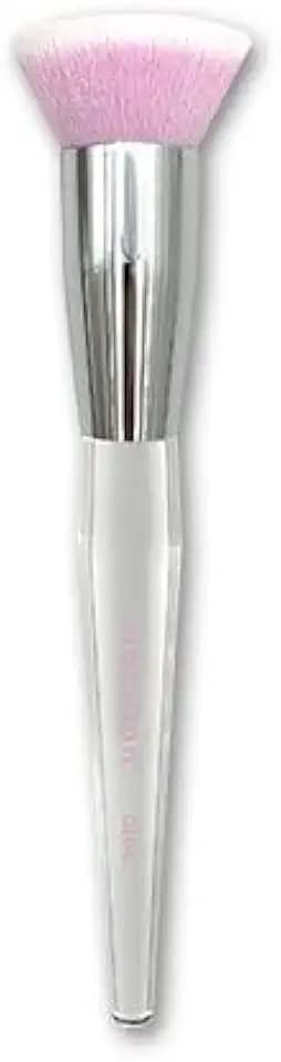 Pincel Kabuki Reto Macrilan GL04 - Profissional para Base Líquida, Acabamento Impecável e Alta Cobertura, Linha Let's Glam