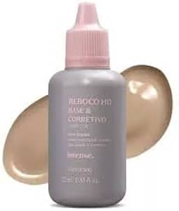 Base Líquida & Corretivo Reboco HD Cor 13 Intense 24g, Boticario, Cobertura Alta, Tom Claro, Fundo de Cor Neutro