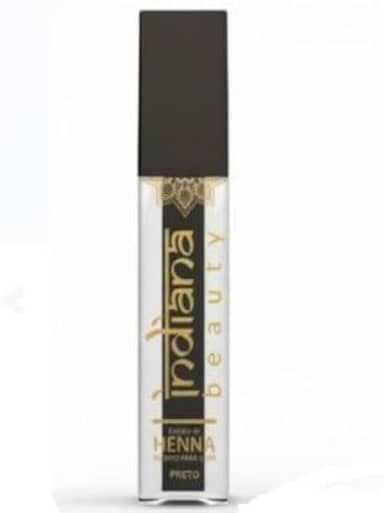 Henna Sobrancelhas Pronta Profissional Indiana Beauty 4,5g Extrato de Renna Preto
