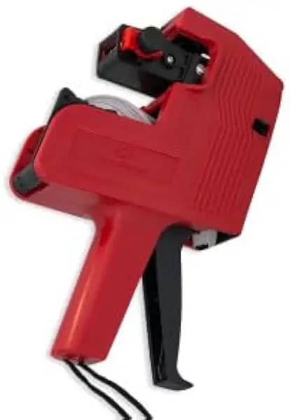 Etiquetadora Manual de Preços, 8 Dígitos, Plástico ABS, 22,5 cm, com Refil e Etiquetas