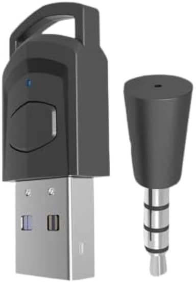 Adaptador de fone de ouvido sem fio, receptor para PS5, PS4 Game Console, PC Headset, Bluetooth 5.0.