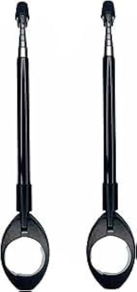 KIT 2 Antena Aparador Corta Linha de Pipa - Moto Retrátil 6 Estágios Especificações: - Inox - Dobrável Guidão Inox - DM SHOPP