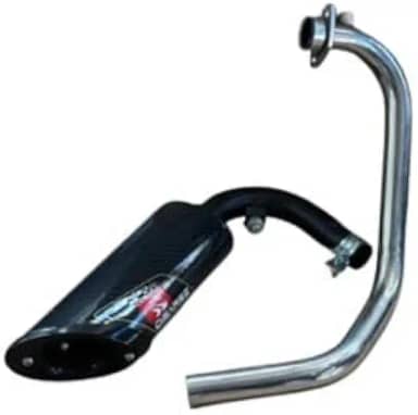 Escapamento Inox Fazer 150 / Factor 150 Esportivo Disarsz TAMPA PRETA