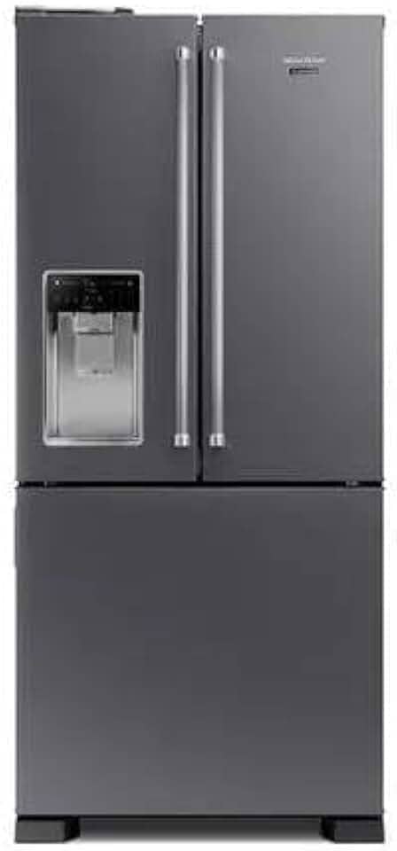 Geladeira Brastemp Gourmand Frost Free Side Inverse 3 Portas Água e Gelo na Porta 515 litros Inox - BRH86AR 110V