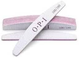 Kit 10 Lixas Profissionais para Unhas, Dupla Face 100/180, Formato Bumerangue