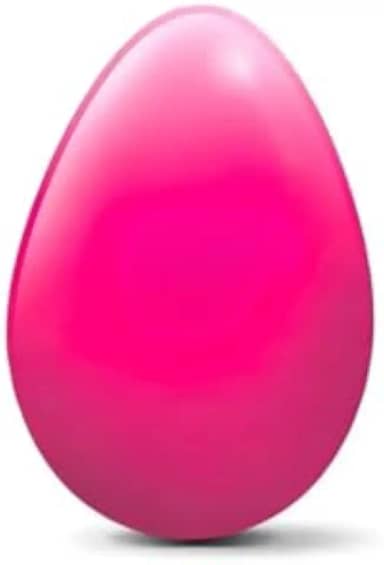 Brinquedo Mordedor para Cães Ovo Maluco Pequeno Médio e Grande Anti Stress(Rosa (P))