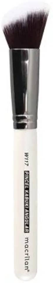 Pincel profissional kabuki angular - Linha W - W117, Macrilan