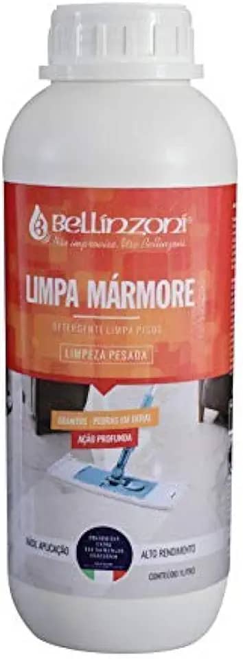 Detergente Limpa Mármore - Limpeza Pesada - 1 Litro - Bellinzoni
