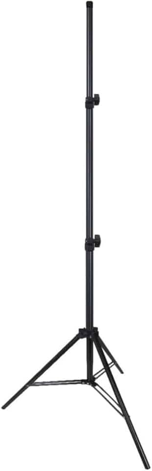 Tripé Profissional para Iluminação celular ou Banner – Altura Ajustável até 2,10m Alumínio Dobrável
