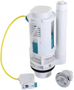 Mecanismo De Descarga Universal Reparo Caixa Acoplada Com Válvula De Descarga Dupla Superior Frontal Lateral 3/6 Litros Para Caixas Deca Celite Incepa Hydra Icasa Logasa Astra