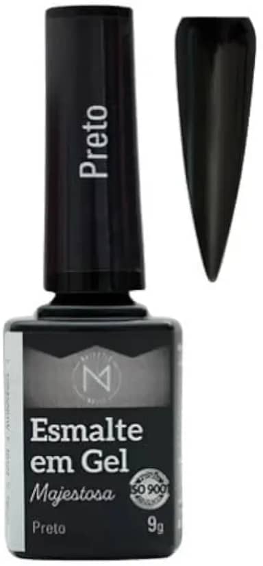 Esmalte Em Gel 9g - Majestic Nails (Preto)
