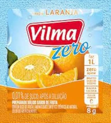 Suco de Laranja Vilma Zero Açúcar 8g