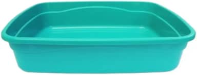 Bandeja Higiênica para Gatos, Caixa de Areia Gato, Sanitário para Gatos, Limpeza Inteligente, Verde Tifanny