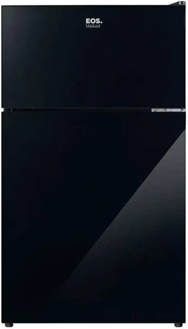 Frigobar Eos 88 Litros Duplex Preto com Porta de Vidro Efb140v 220v