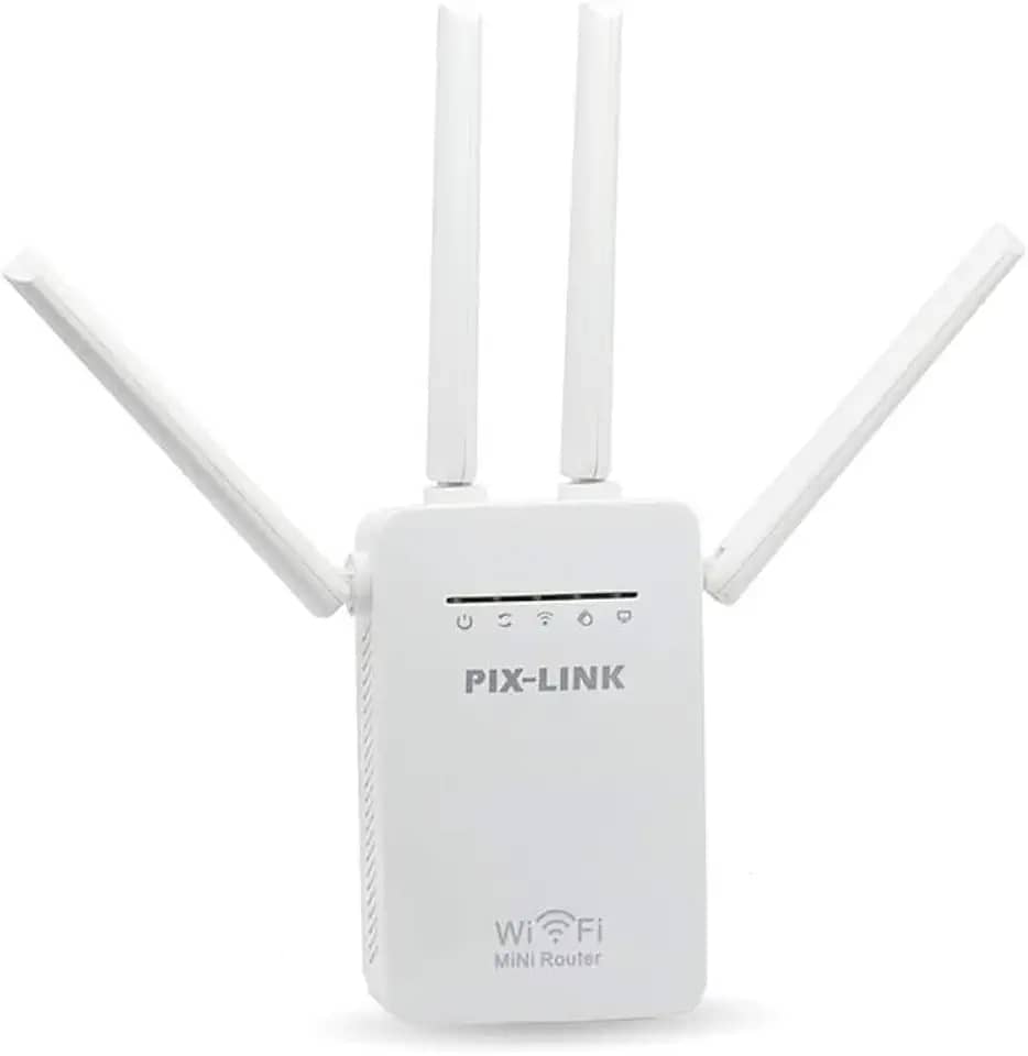 Repetidor Wifi 2800m 4 Antenas Amplificador De Sinal - Melhore a Conexão em Casa e no Escritório com Este Poderoso Amplificador de Sinal Wi-Fi de Longo Alcance