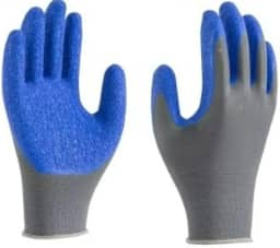 Luva de Proteção em Látex Ideal para Obras, Jardinagem e Serviços Gerais