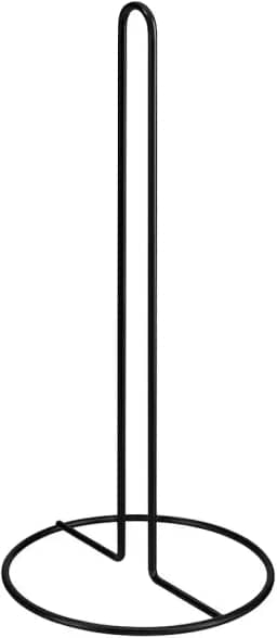 Suporte De Mesa Para Papel Toalha Aço Inox Preto Minimalista, Antiferrugem, Estável, Ideal Para Cozinhas Modernas E Pequenas