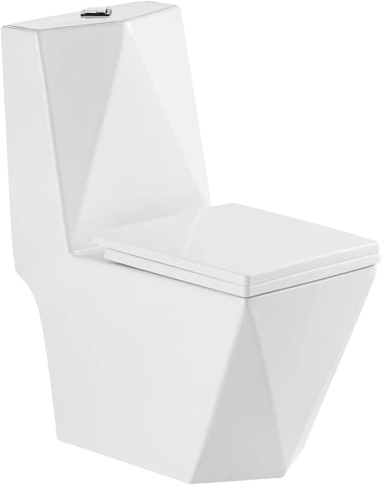 Vaso Sanitário Monobloco Completo Diamante - Caixa Acoplada branca