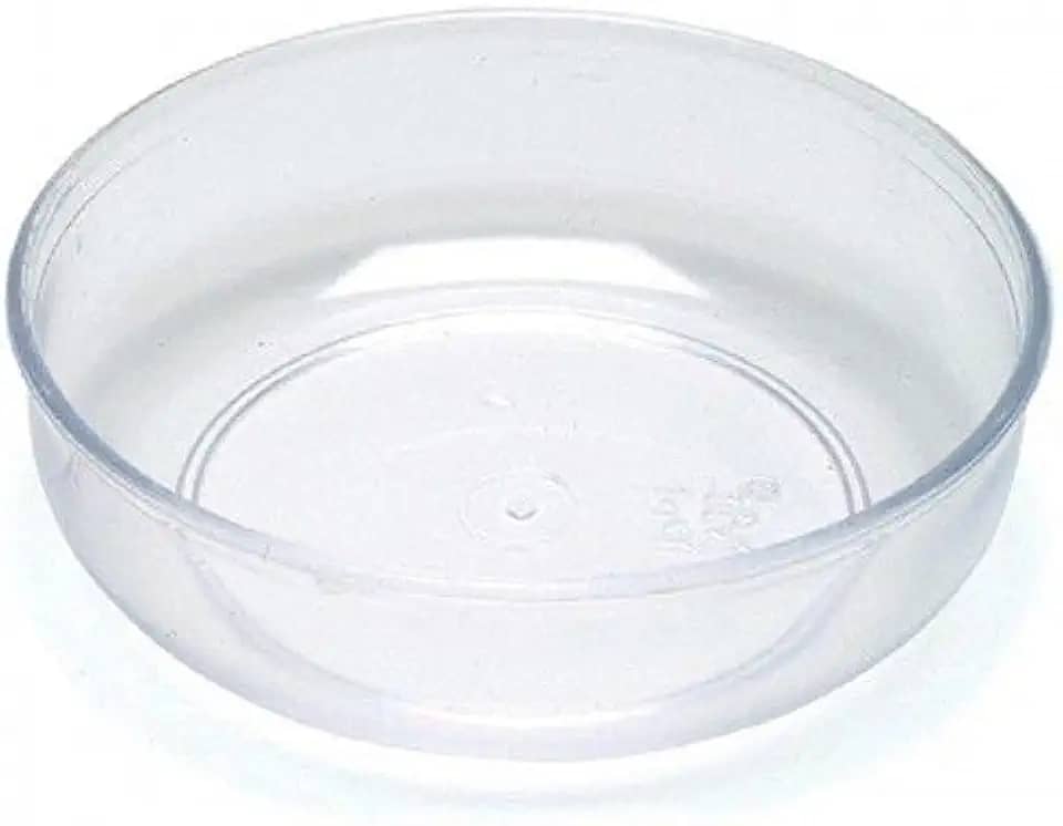 MY PET BRASIL Banheira Para Pássaros Redonda Cristal Média