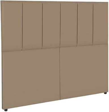 Kit Cabeceira com pé cama box 0,90 (Solteiro) Cores e Modelos (Bege, Dubai)