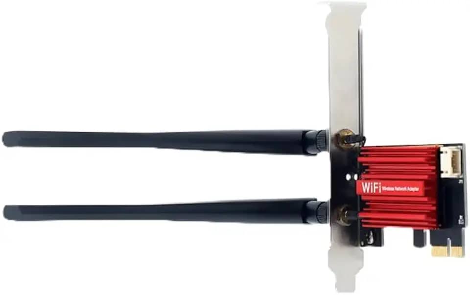 Placa de Rede Pci Express Pcie Wifi 6e C/Bluetooth 5.3 Intel Ax210 Tri Band