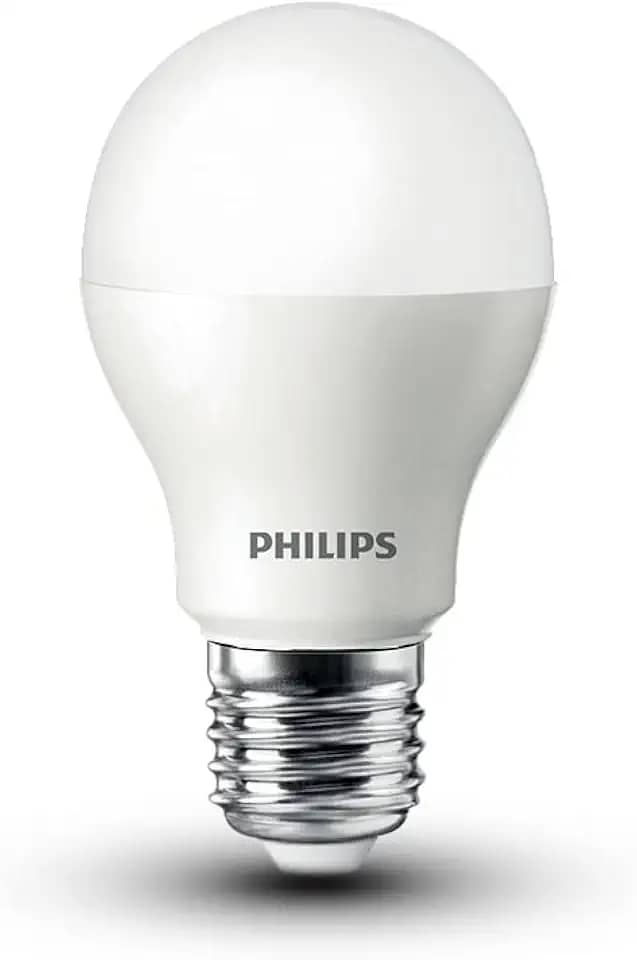 PHILIPS LEDBulb Lâmpada Led Base E27, Branco (Frio 6500K), Bivolt (100-240 V), 7 W