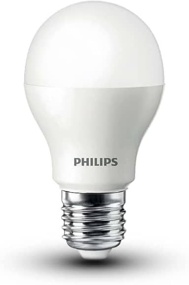 PHILIPS LEDBulb Lâmpada Led Base E27, Branco (Frio 6500K), Bivolt (100-240 V), 7 W