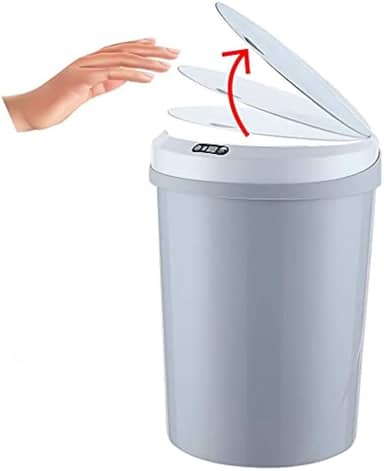 Lixeira Automática 12 Litros Recarregavel via USB Sensor Frontal Lateral GH105