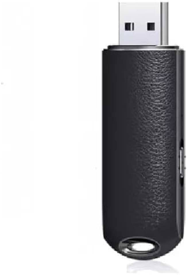 Mini gravador ativado por voz de 8 GB Unidade flash USB 2.0 dade de gravação de 96 horas Criptografia de arquivos Gravação de voz com um toque Stick Gravador de som para reuniões Trabalho Pales