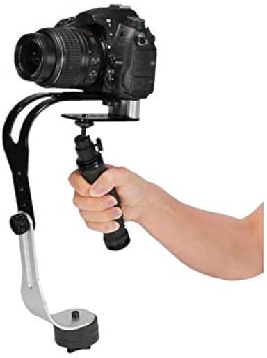 Steadycam Estabilizador Para Celular Smartphone e Câmera Profissional DSLR Preto 5D2