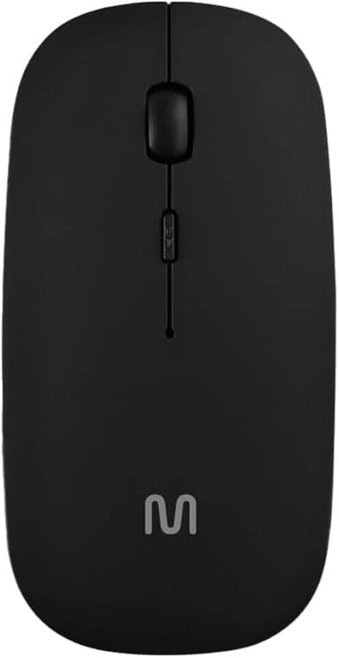 Mouse sem Fio Slim Recarregável Bateria de 400mAh 1600-2400 DPI 4 Botões Multi - MO290