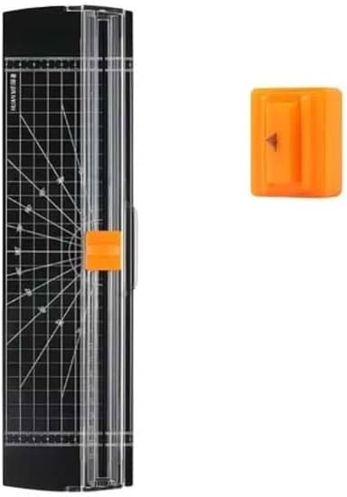 Guilhotina Refiladora De Papel Cortador De Mesa A4 A5 (PRETO)