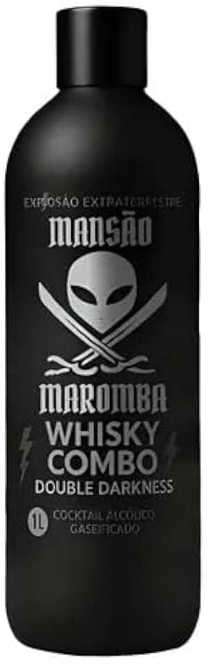 Drink Whisky Combo Double Darkness 1 Litro Mansão Maromba
