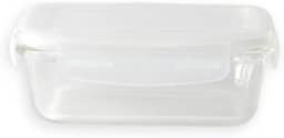 Oikos - Pote de Vidro 570ml Hermético com Trava Retangular