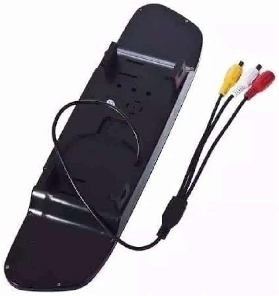 Kit Espelho Retrovisor Monitor Com Câmera De Ré Tela Lcd 4,3