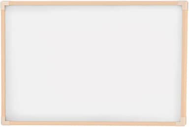 Quadro Branco Uv Moldura Madeira Pinus Neo STALO, 90x60