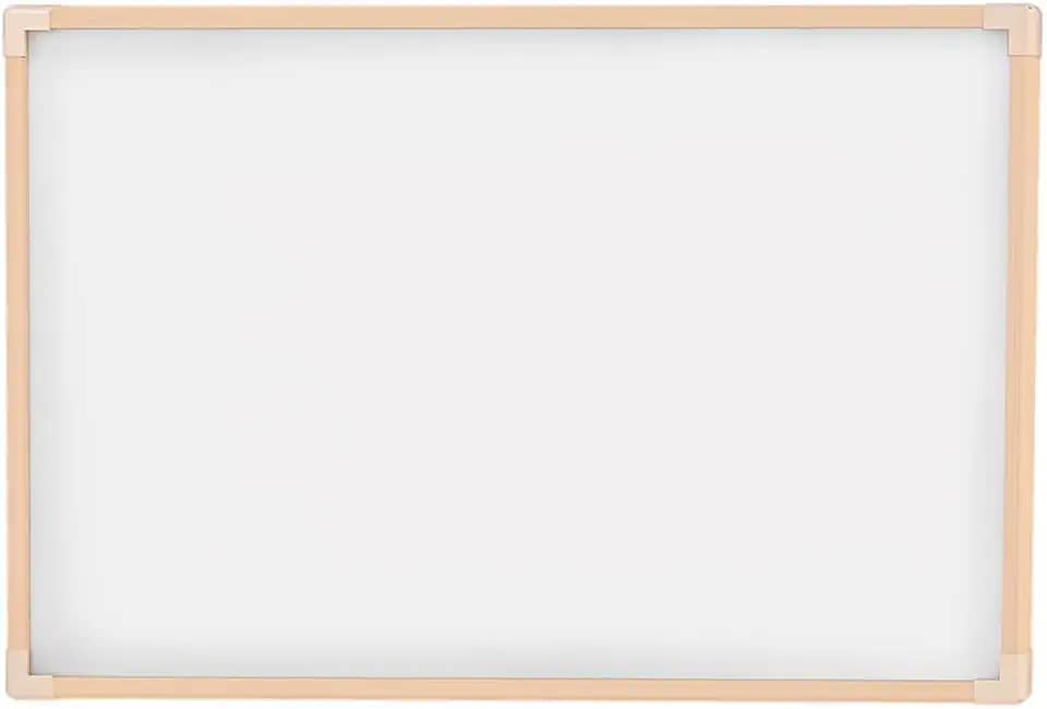 Quadro Branco Uv Moldura Madeira Pinus Neo STALO, 90x60