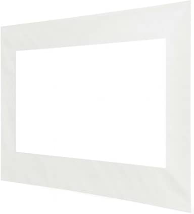 Toldo para Area Externa, Cortina Toldo com Visor Lona Impermeável Dupla Face Sacada Portão Quintal(Branco,Altura 200 x Largura 300cm)