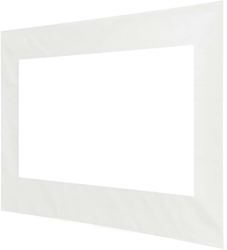 Toldo para Area Externa, Cortina Toldo com Visor Lona Impermeável Dupla Face Sacada Portão Quintal(Branco,Altura 200 x Largura 300cm)