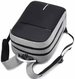 Mochila Executiva Antifurto Masculina Feminina Impermeável com Cadeado e Entrada USB – Para Notebook até 15,6' Trabalho Viagem Escola