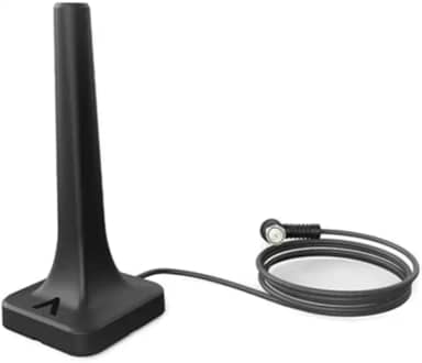 Aquário DTV-200 - Antena Digital Interna Quadrada com Cabo 2,5 metros, Preto