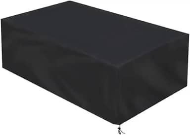 Capa de Mesa de Bilhar, Sinuca 230x130cm, Couro Premium, Impermeável e Resistente a UV, Preta
