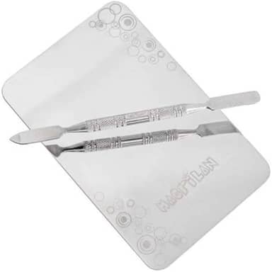 Macrilan Kit Placa E Espátula Para Maquiagem - Ac-04