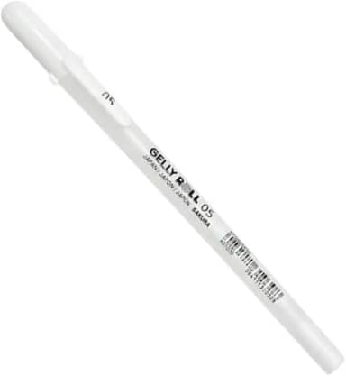 Caneta Gel Sakura Gelly Roll Cor Branco - 1.0mm Ponta Grossa