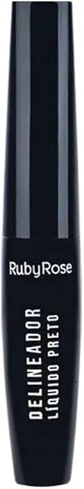 Delineador Líquido Preto Ruby Rose, tb Hb8406