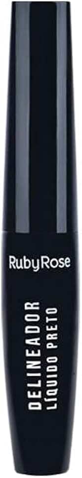 Delineador Líquido Preto Ruby Rose, tb Hb8406