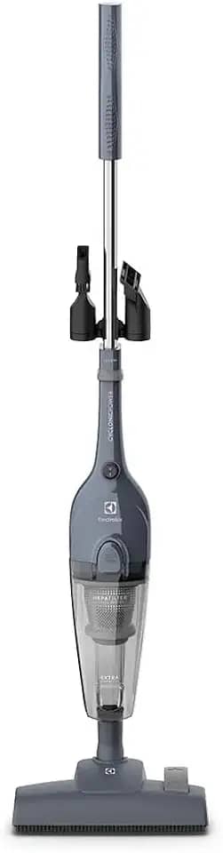 Aspirador de Pó Vertical com fio portátil de mão 2 em 1 potente 1600W cabo 4.7m com capacidade 950 ml filtro HEPA STK17 Azul STK 127v