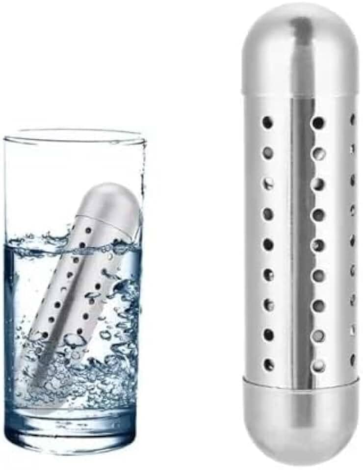 Bastão Purificador e Ionizador de Água, Alcalino com Hidrogênio, Capacidade 500 ML