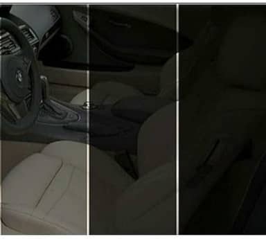 Película fume Residencial e Automotiva para vidros Janela, blindex G5/G20 ou G35 (G5% ESCURO,6M X 50CM)