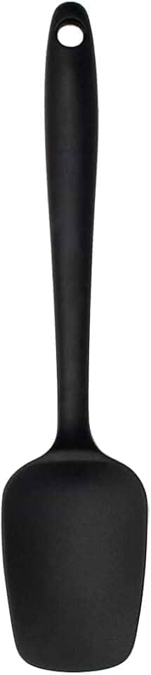 Mimo Style Utensílios Espátula de Silicone, Preto, 21.5 x 5 cm